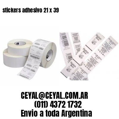 stickers adhesivo 21 x 39