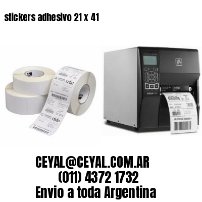 stickers adhesivo 21 x 41