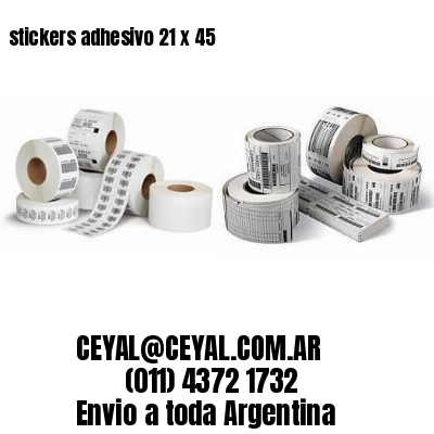 stickers adhesivo 21 x 45