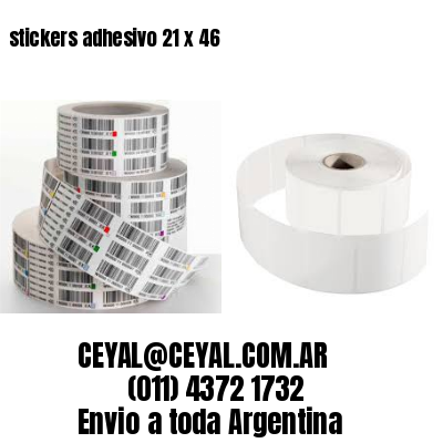 stickers adhesivo 21 x 46