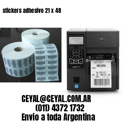 stickers adhesivo 21 x 48