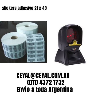 stickers adhesivo 21 x 49