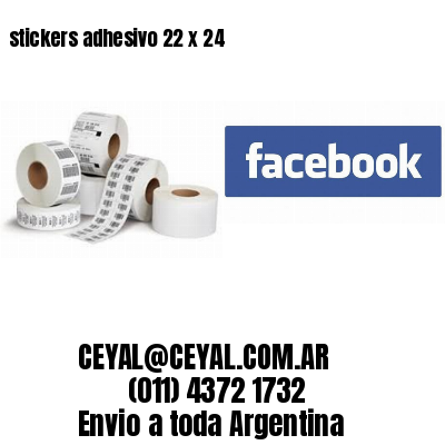 stickers adhesivo 22 x 24