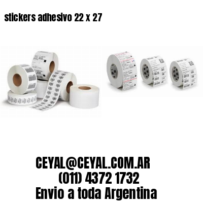 stickers adhesivo 22 x 27