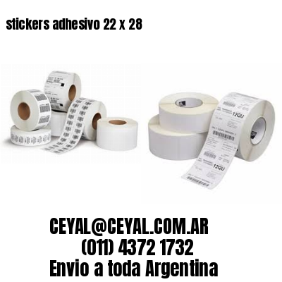 stickers adhesivo 22 x 28