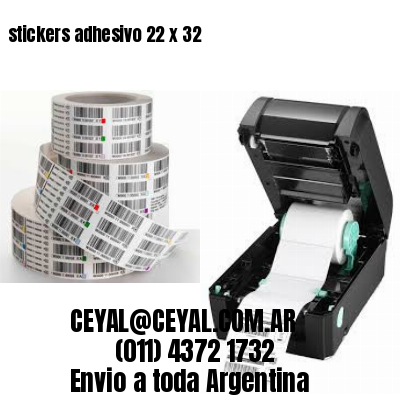 stickers adhesivo 22 x 32