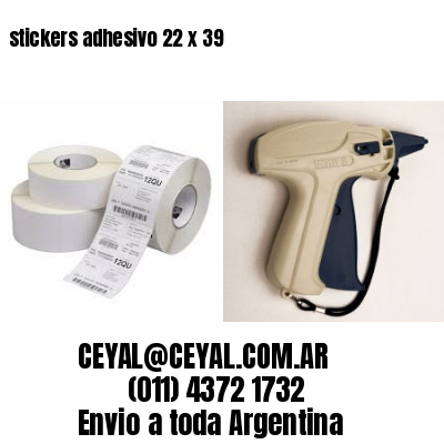 stickers adhesivo 22 x 39