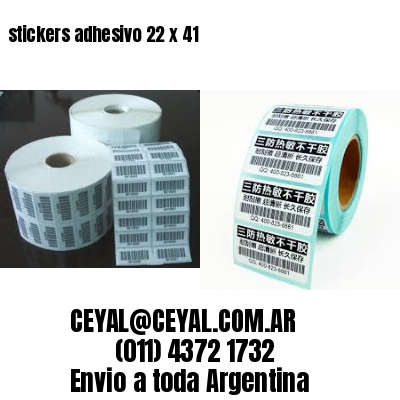 stickers adhesivo 22 x 41