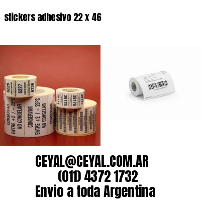 stickers adhesivo 22 x 46
