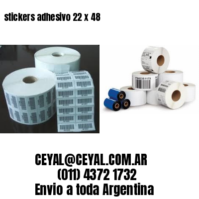 stickers adhesivo 22 x 48