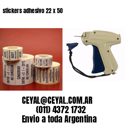 stickers adhesivo 22 x 50