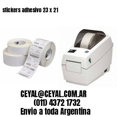 stickers adhesivo 23 x 21