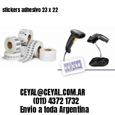 stickers adhesivo 23 x 22
