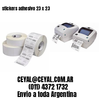 stickers adhesivo 23 x 23
