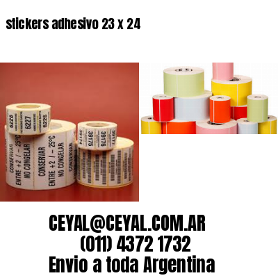 stickers adhesivo 23 x 24