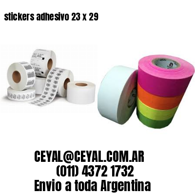 stickers adhesivo 23 x 29