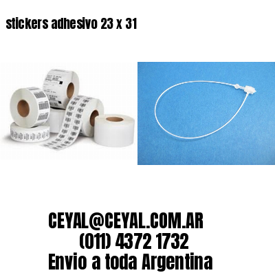 stickers adhesivo 23 x 31