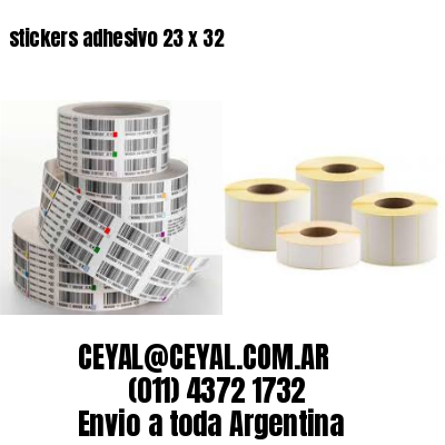 stickers adhesivo 23 x 32