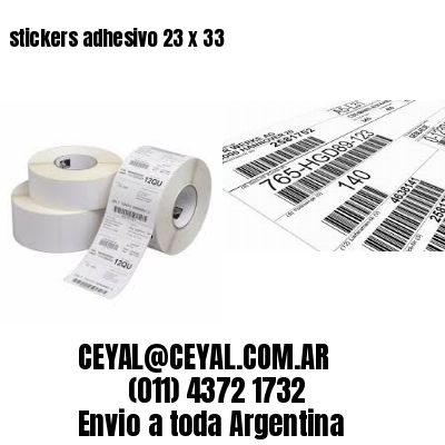 stickers adhesivo 23 x 33