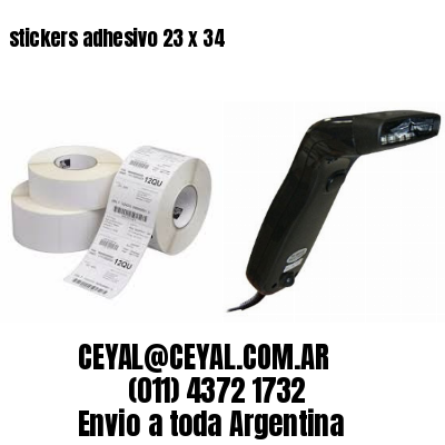 stickers adhesivo 23 x 34