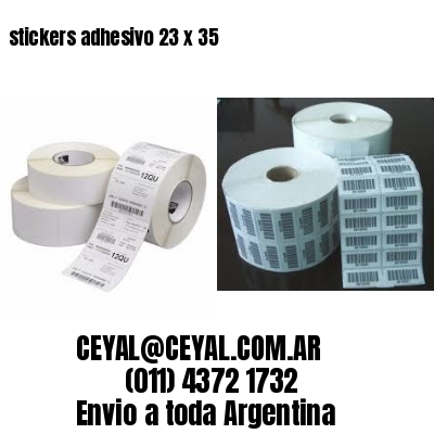 stickers adhesivo 23 x 35