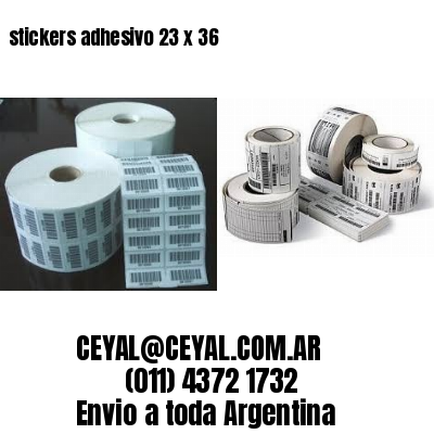 stickers adhesivo 23 x 36