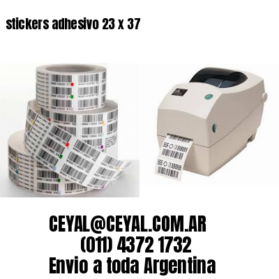 stickers adhesivo 23 x 37