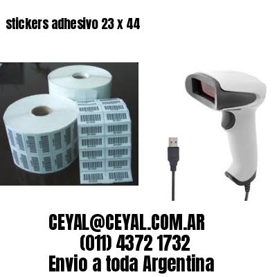 stickers adhesivo 23 x 44