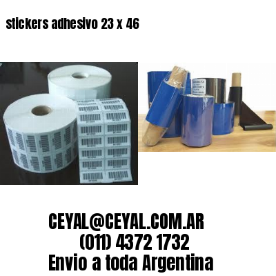 stickers adhesivo 23 x 46