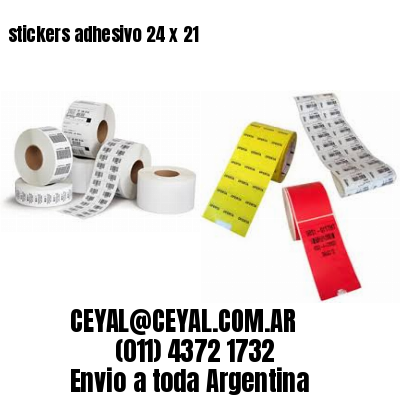 stickers adhesivo 24 x 21