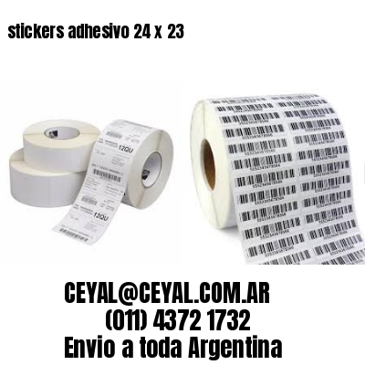 stickers adhesivo 24 x 23