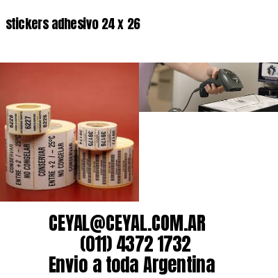 stickers adhesivo 24 x 26