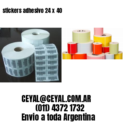 stickers adhesivo 24 x 40