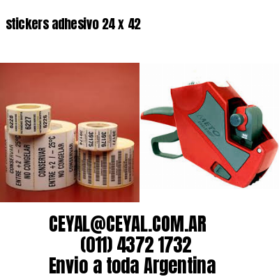 stickers adhesivo 24 x 42