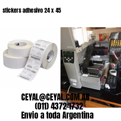 stickers adhesivo 24 x 45