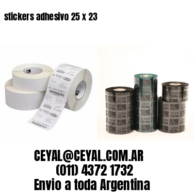 stickers adhesivo 25 x 23
