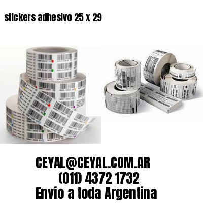 stickers adhesivo 25 x 29
