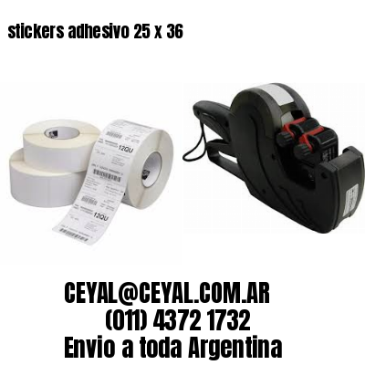 stickers adhesivo 25 x 36
