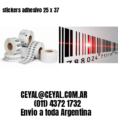 stickers adhesivo 25 x 37