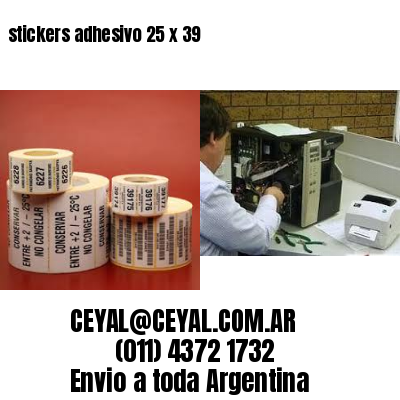 stickers adhesivo 25 x 39