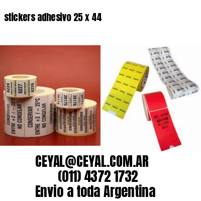 stickers adhesivo 25 x 44
