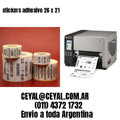 stickers adhesivo 26 x 21