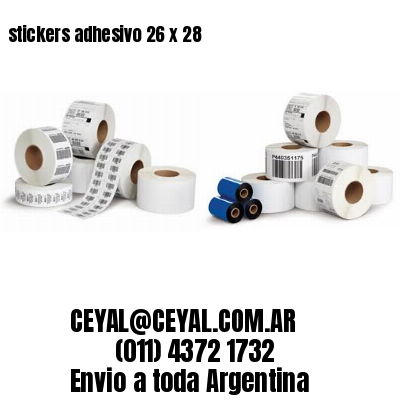 stickers adhesivo 26 x 28