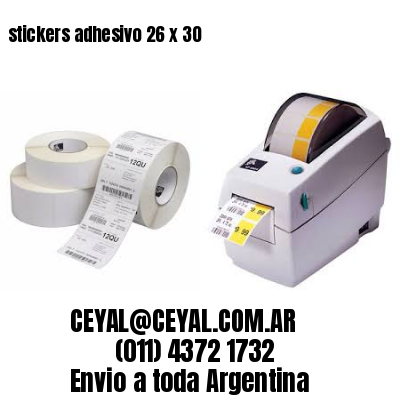 stickers adhesivo 26 x 30
