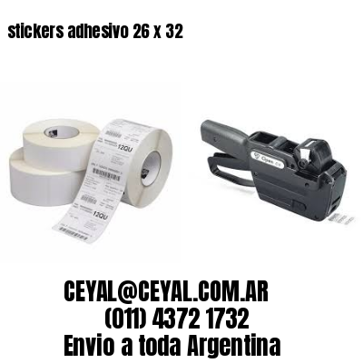 stickers adhesivo 26 x 32