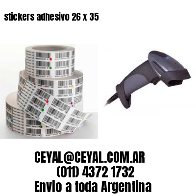 stickers adhesivo 26 x 35