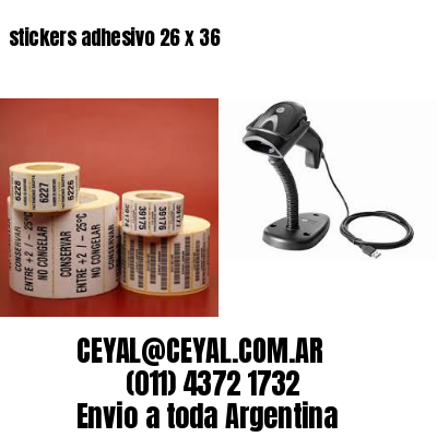 stickers adhesivo 26 x 36