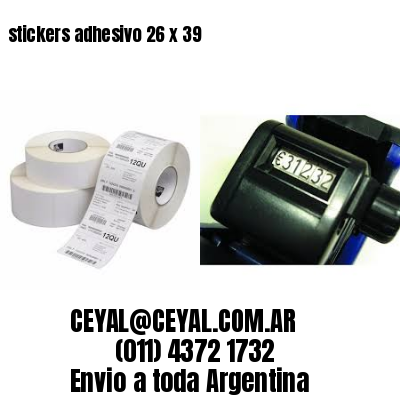 stickers adhesivo 26 x 39