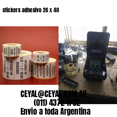 stickers adhesivo 26 x 40