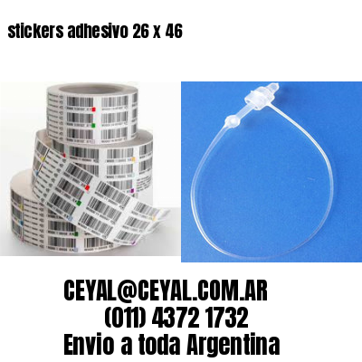 stickers adhesivo 26 x 46
